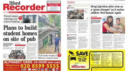 Ilford Recorder – August 15, 2019