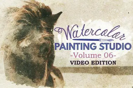 CreativeMarket - Watercolor Painting Studio Vol. 06