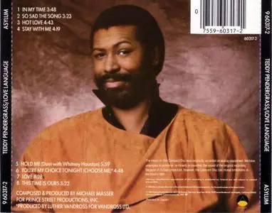 Teddy Pendergrass - Love Language (1984) {Japan for USA}