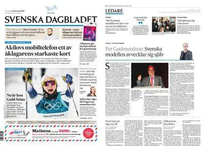 Svenska Dagbladet – 14 februari 2018