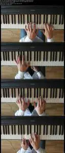 Jazz piano improvisation: The girl form Ipanema. Bossa nova