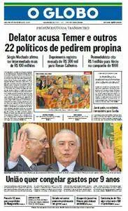 O Globo - 16 de junho de 2016 - Quinta