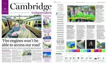 Cambridge Independent – February 14, 2018