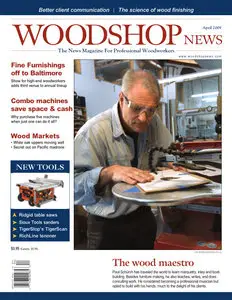 Woodshop News - April 2009