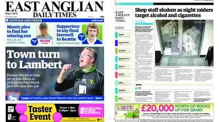 East Anglian Daily Times – October 26, 2018