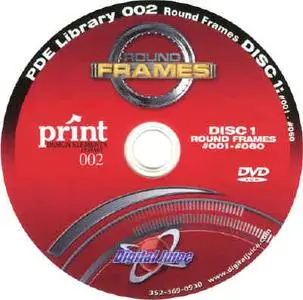 Print Design Elements Library Vol. 002: Round Frames