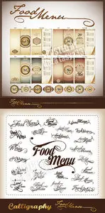 Food menu elements