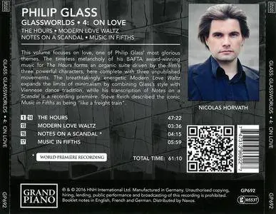 Nicolas Horvath - Philip Glass: Glassworlds (Complete Piano Music), Volume 1-6 (2015-2019) 6 CDs