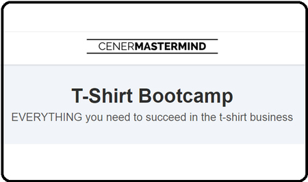 Justin Cener - T-Shirt Bootcamp Bonuses (2016)