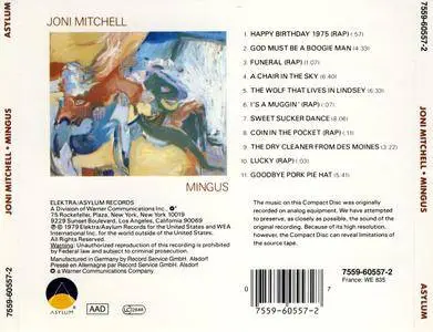 Joni Mitchell - Mingus (1979)