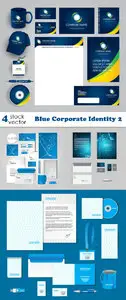 Vectors - Blue Corporate Identity 2