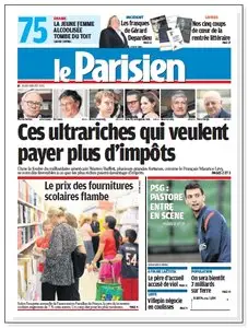 Le Parisien & Le cahier de Paris - Jeudi 18 Aout 2011