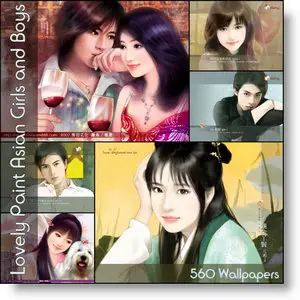 560 Lovely Paint Asian Girls and Boys Wallpapers