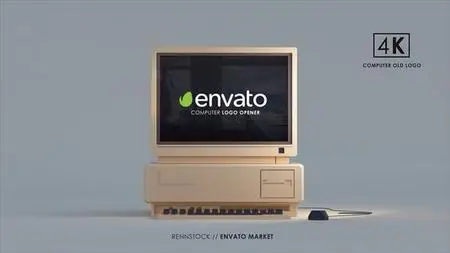 Old Computer Mockup 50963487