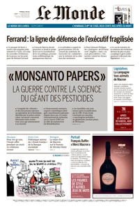 Le Monde du Vendredi 2 Juin 2017