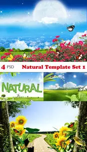 PSD - Natural Template Set 1