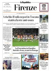 la Repubblica Firenze - 26 Agosto 2022