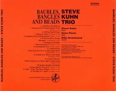 Steve Kuhn - Baubles, Bangles And Beads (2008) {Venus Japan}