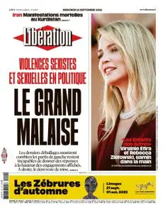 Libération – 21 septembre 2022