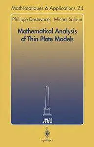 Mathematical Analysis of Thin Plate Models