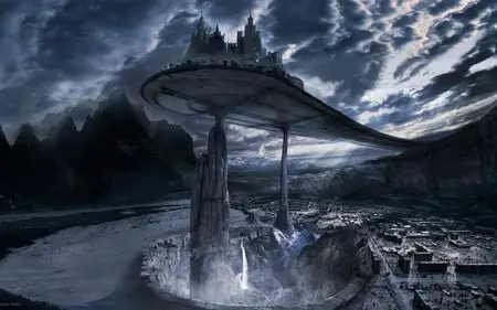Fantasy art scenery in wallpapers