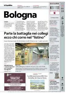 la Repubblica Bologna - 31 Gennaio 2018