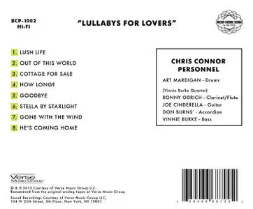 Chris Connor - Sings Lullabys for Lovers (1954/2013)