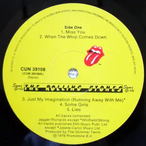 The Rolling Stones - Some Girls (UK 1st Pressing) LP rip in 24bit/96Khz 