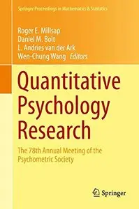 Quantitative Psychology Research: The 78th Annual Meeting of the Psychometric Society
