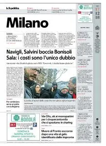 la Repubblica Milano - 17 Dicembre 2018