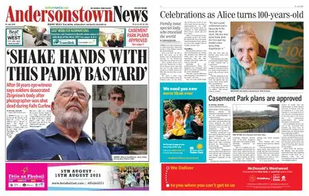 Andersonstown News – July 31, 2021