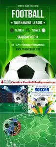 Vectors - Creative Football Backgrounds 34