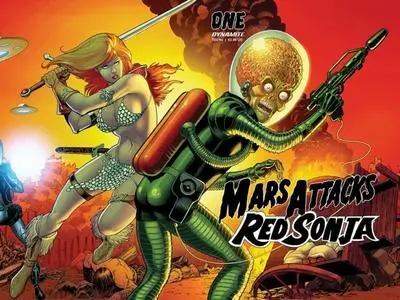 Mars Attacks / Red Sonja # 1 - Planeta Rojo Enojado Parte 1