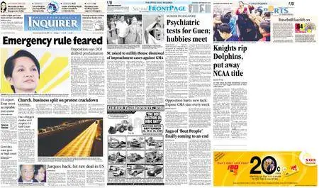 Philippine Daily Inquirer – September 24, 2005