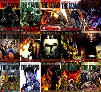 The Stand de Stephen King: Capitán Trotamundos (5 tomos), Pesadillas Americanas (5 tomos) y Almas Sobrevivientes (5 tomos)