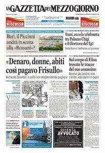 LA GAZZETTA DEL MEZZOGIORNO 19 MARZO 2010