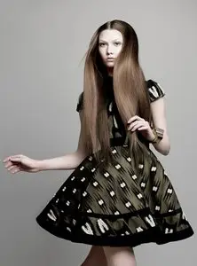 Karlie Kloss by David Sims for Vogue US April 2012