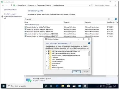 Windows 10 RTM version 1903 Build 18362.356