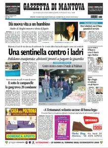 LA GAZZETTA DI MANTOVA DEL 12 DICEMBRE 2009