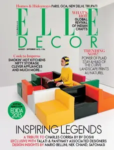 Elle Decor India Magazine August/September 2015
