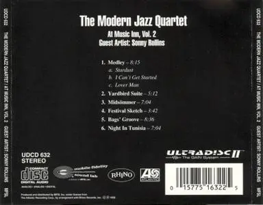The Modern Jazz Quartet - At The Music Inn, Volume 2 Guest Artist: Sonny Rollins - MFSL