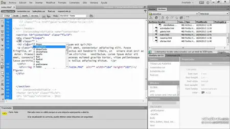 Creación de un minisite interactivo con Adobe CC