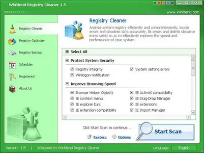 WinMend Registry Cleaner 1.5