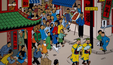 (arte 2010) Sur les traces de Tintin (2 sur 5) : Le Lotus Bleu