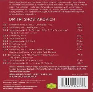 VA - Shostakovich: Complete Symphonies (2014) (12 CDs Box Set)
