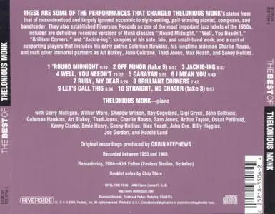 Thelonious Monk - The Best of Thelonious Monk (1955-1960) (2004)
