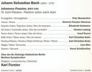 Johann Sebastian Bach - Johannes Passion / St John Passion