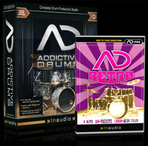 XLN Audio Addictive Drums v.1.1.1 & Retro addon Bundle