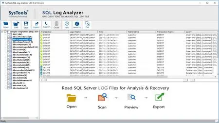 SysTools SQL Log Analyzer 6.0