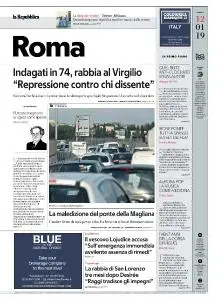 la Repubblica Roma - 12 Gennaio 2019
